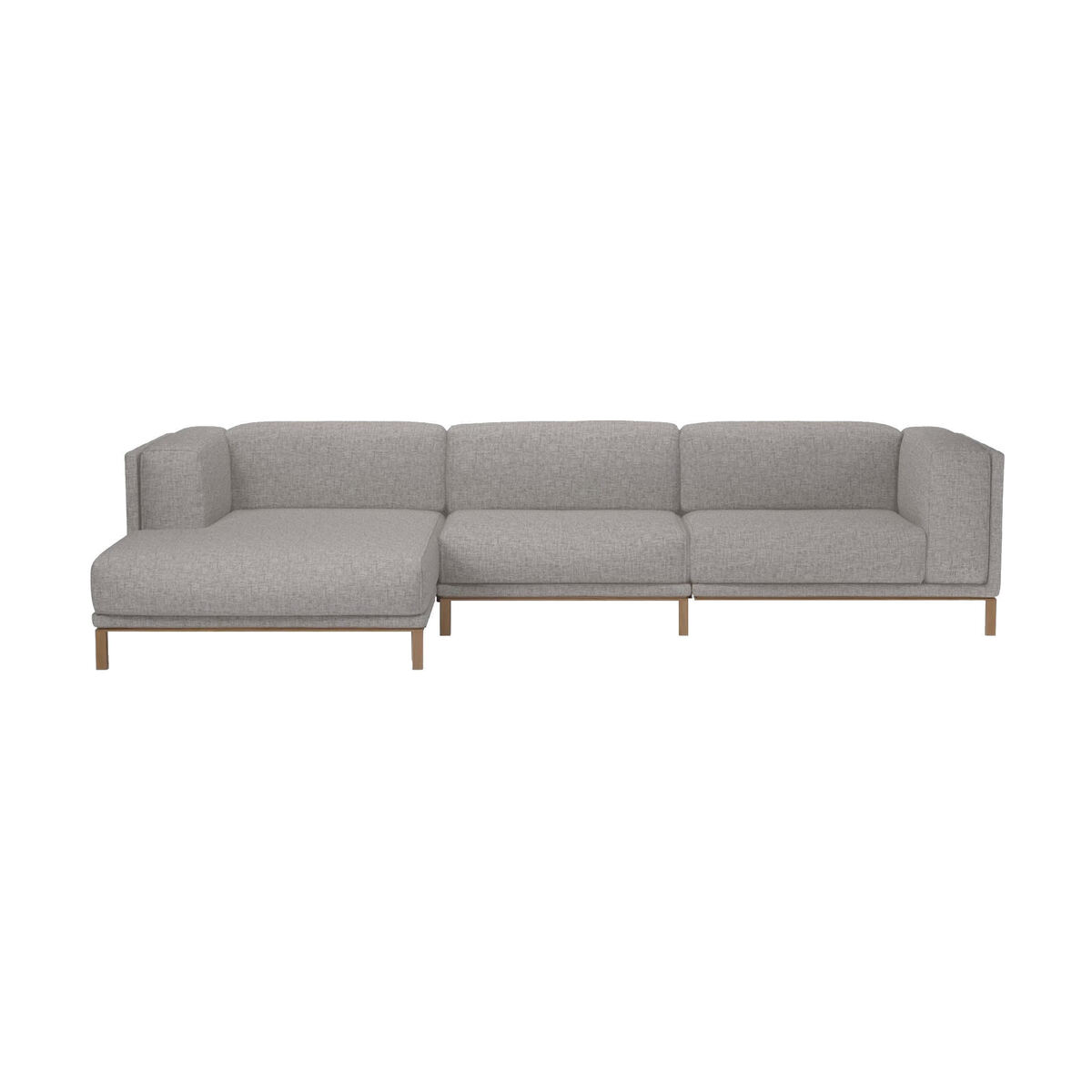 Canapé d'angle gauche 4 places en tissu gris clair Cosy - Bolia