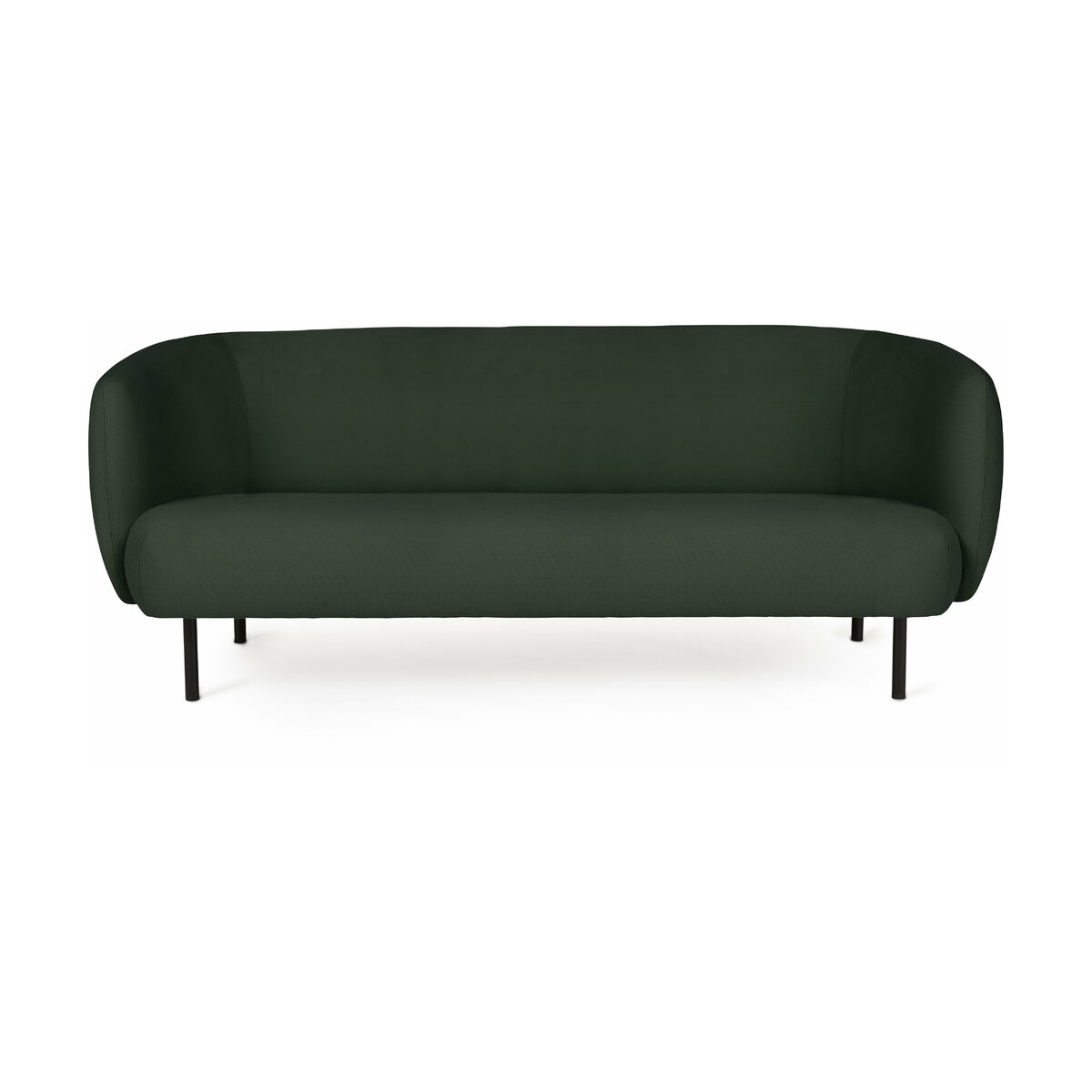 Canapé 3 places vert forêt 200 x 80 cm - Warm Nordic