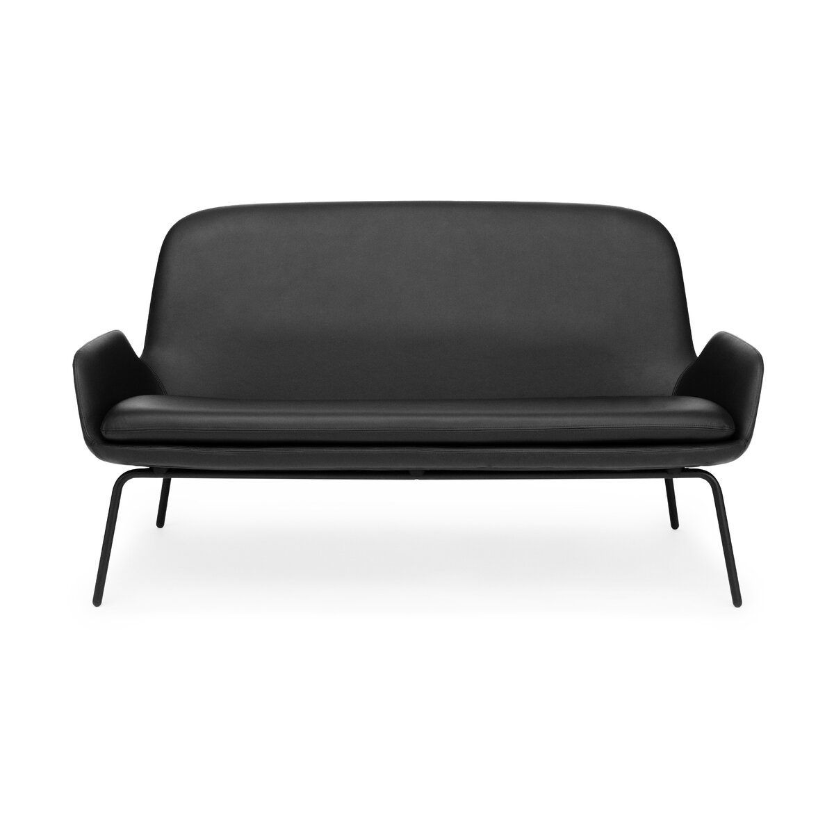 Canapé Era Sofa Steel Tango Cuir Noir - Normann Copenhagen