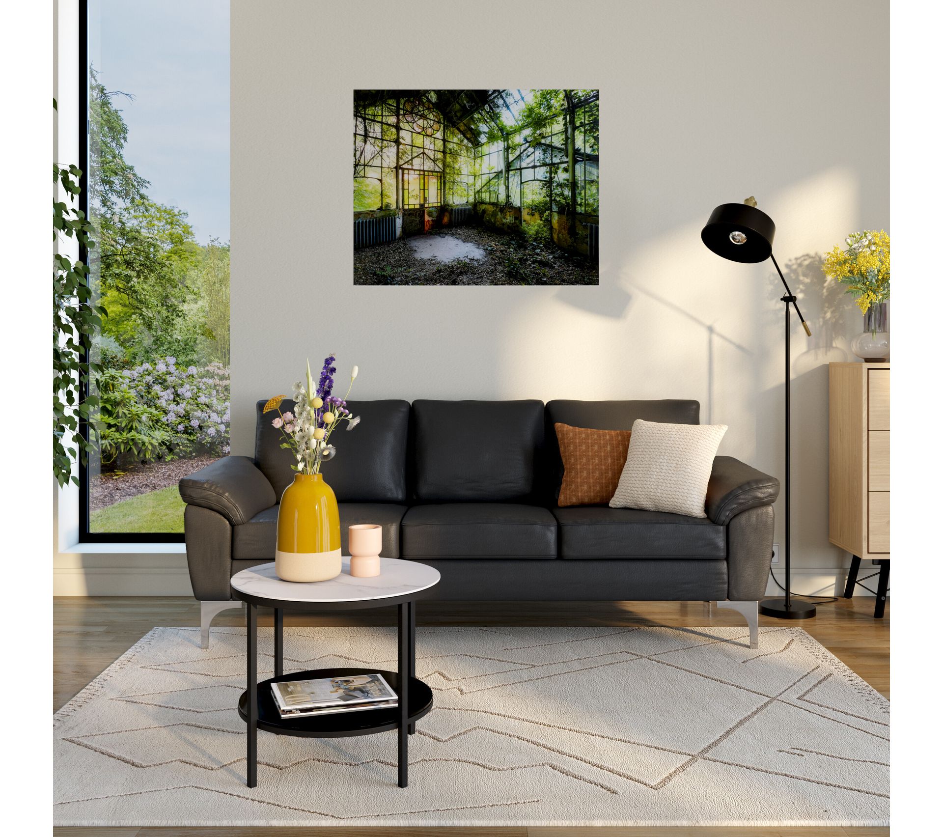 Canapé-futon bleu pétrole en coton Chico Sofa