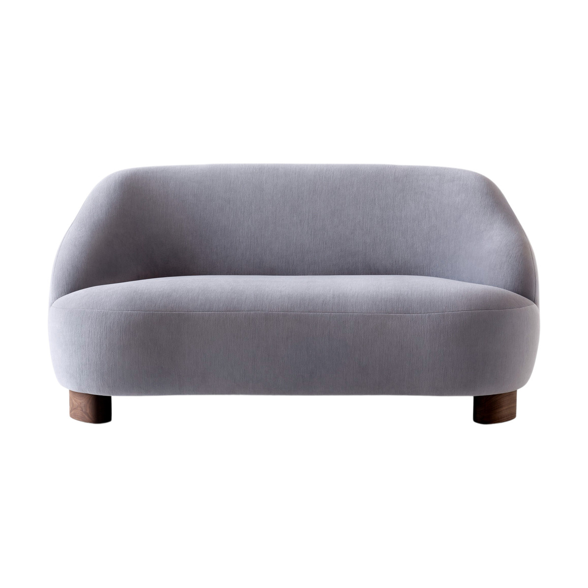 Canapé en tissu Gentle 133 et noyer Margas LC3
