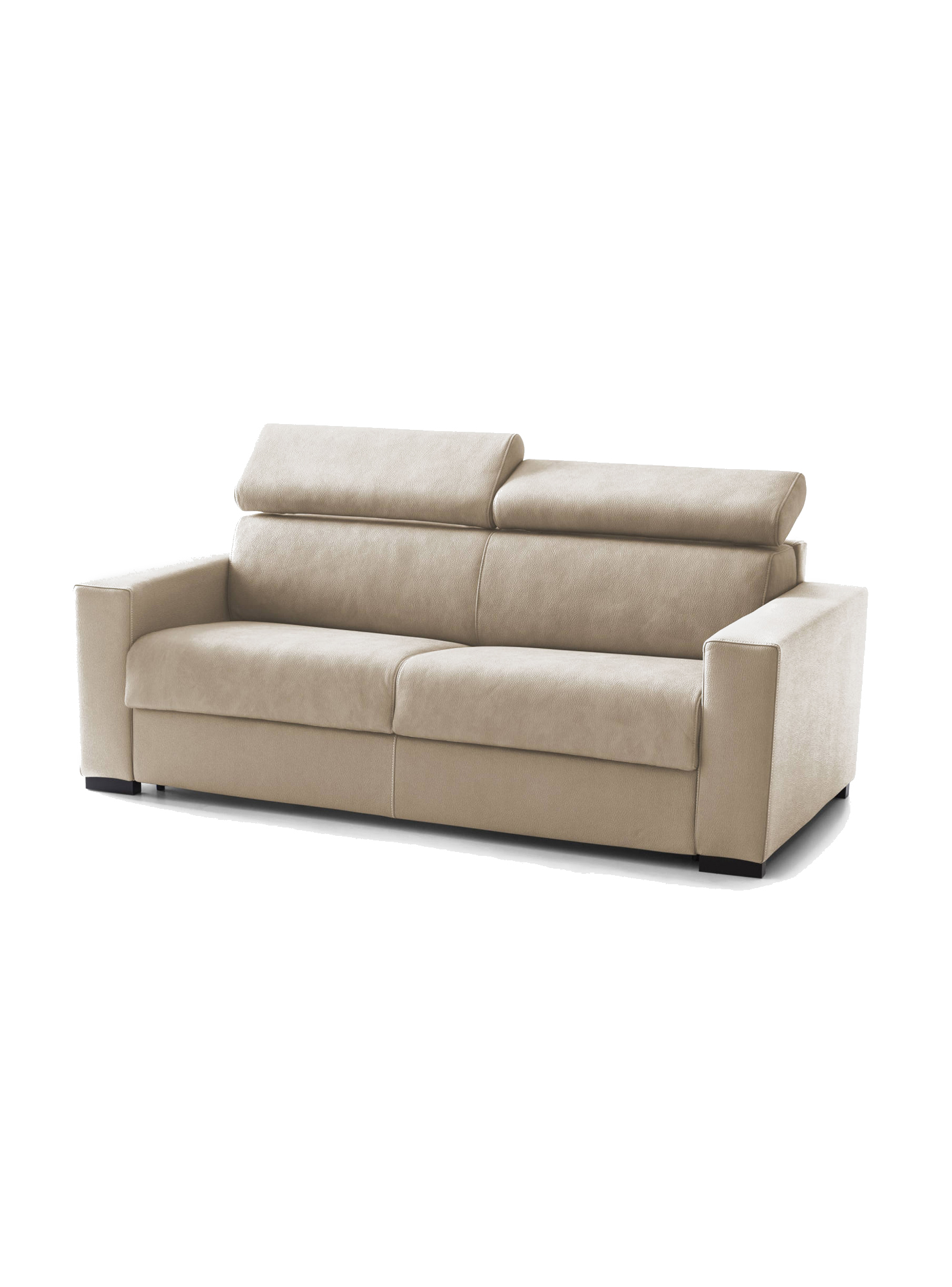 Canapé-Lit 3 places en tissu beige