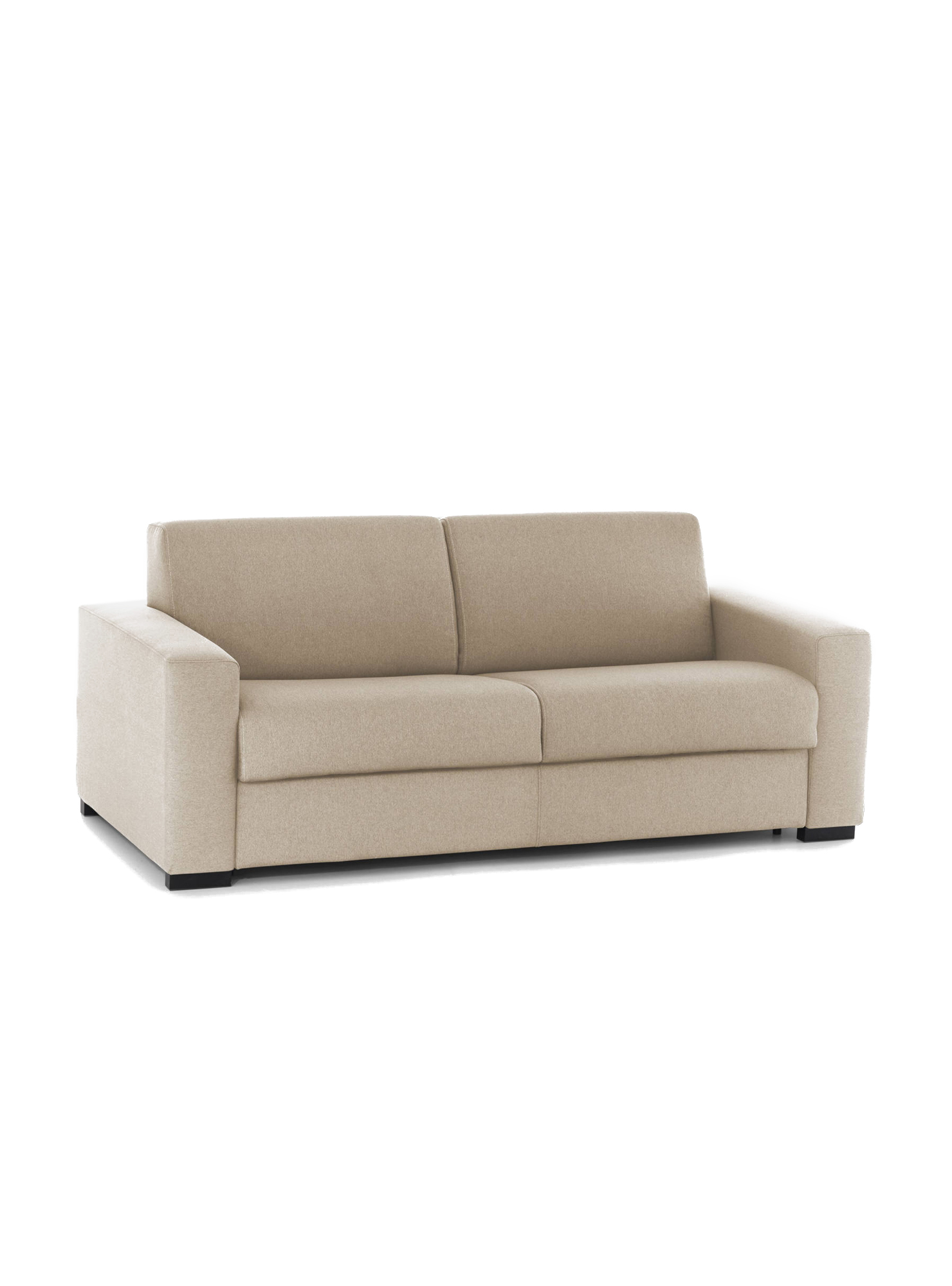 Canapé-lit 3 places en tissu beige