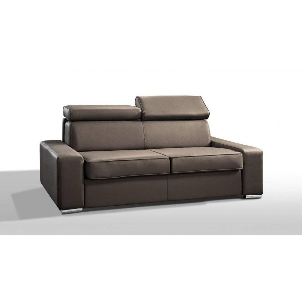 Canapé BOSTON convertible EXPRESS 160cm Sommier lattes RENATONISI matelas 18 cm