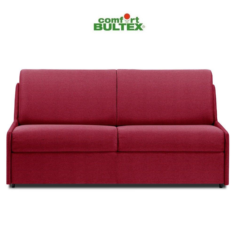 Canapé convertible express COMPACTO matelas 120cm comfort BULTEX neo rouge