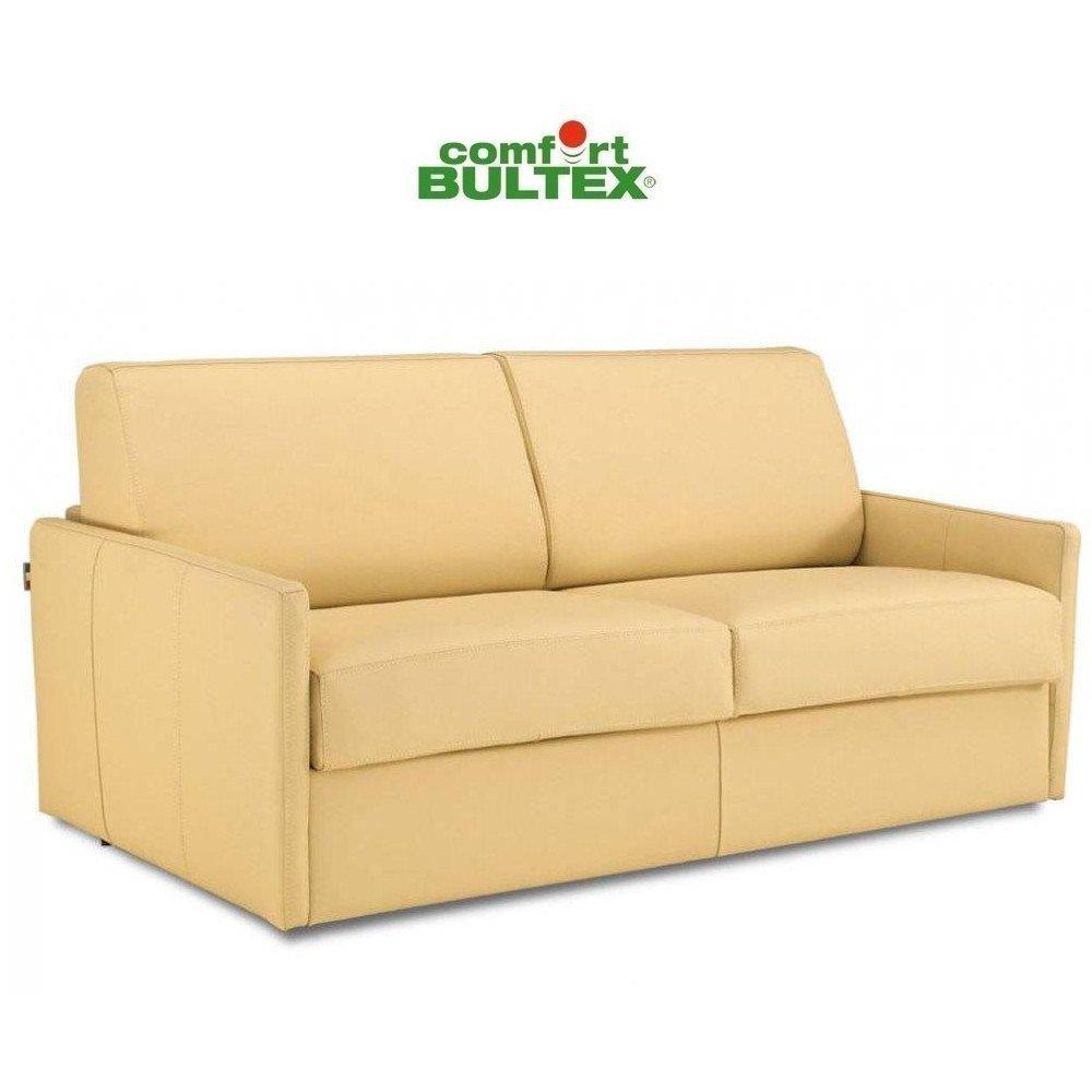Canapé convertible express HILTON matelas 160cm comfort BULTEX 16cm sommier lattes