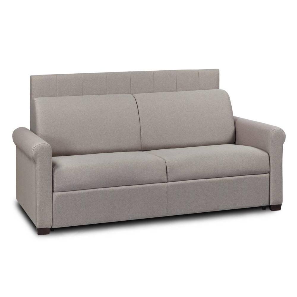 Canapé lit 3 places OPERA 140cm EXPRESS sommier lattes tête de lit intégrée matelas 16 cm