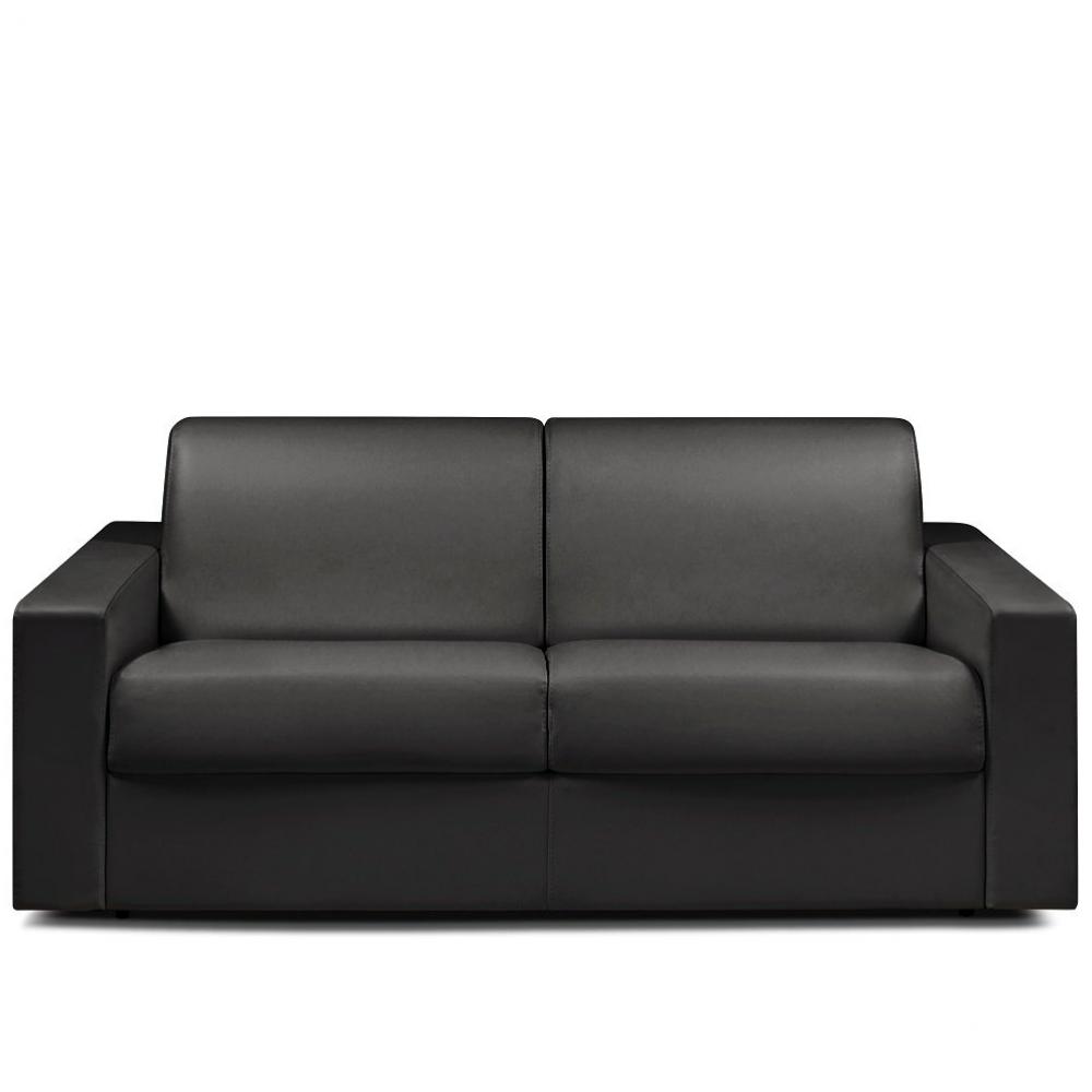 Canapé convertible MIDNIGHT EXPRESS 160cm matelas 16cm polyuréthane noir