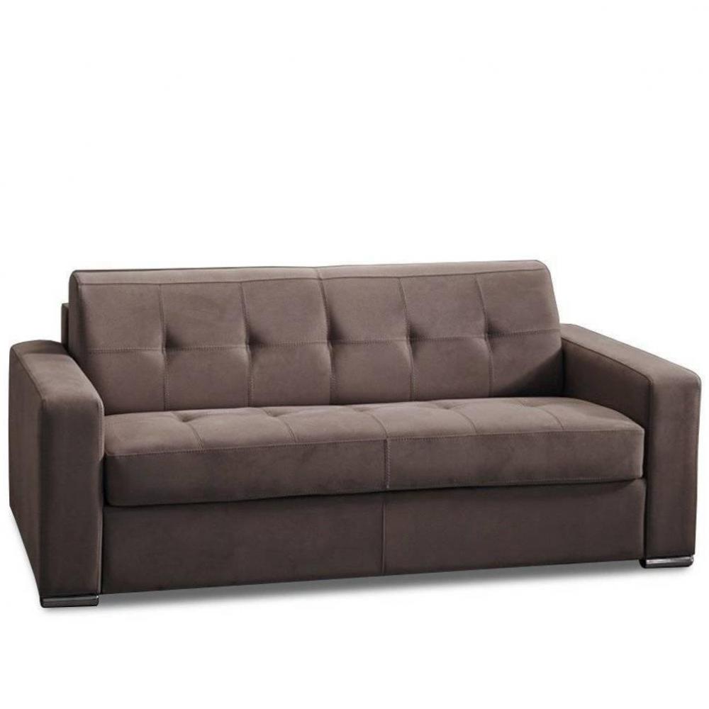 Canapé convertible express SAPHIR 160 cm matelas 18 cm sommier lattes RENATONISI
