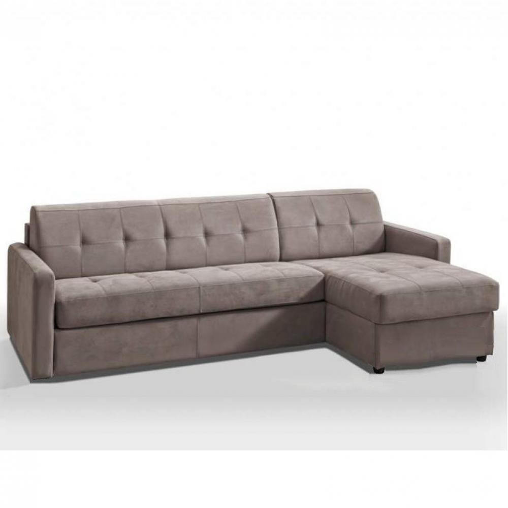 Canapé d'angle EXPRESS ONYX 160 cm Accoudoirs médium matelas 16 cm sommier lattes RENATONISI