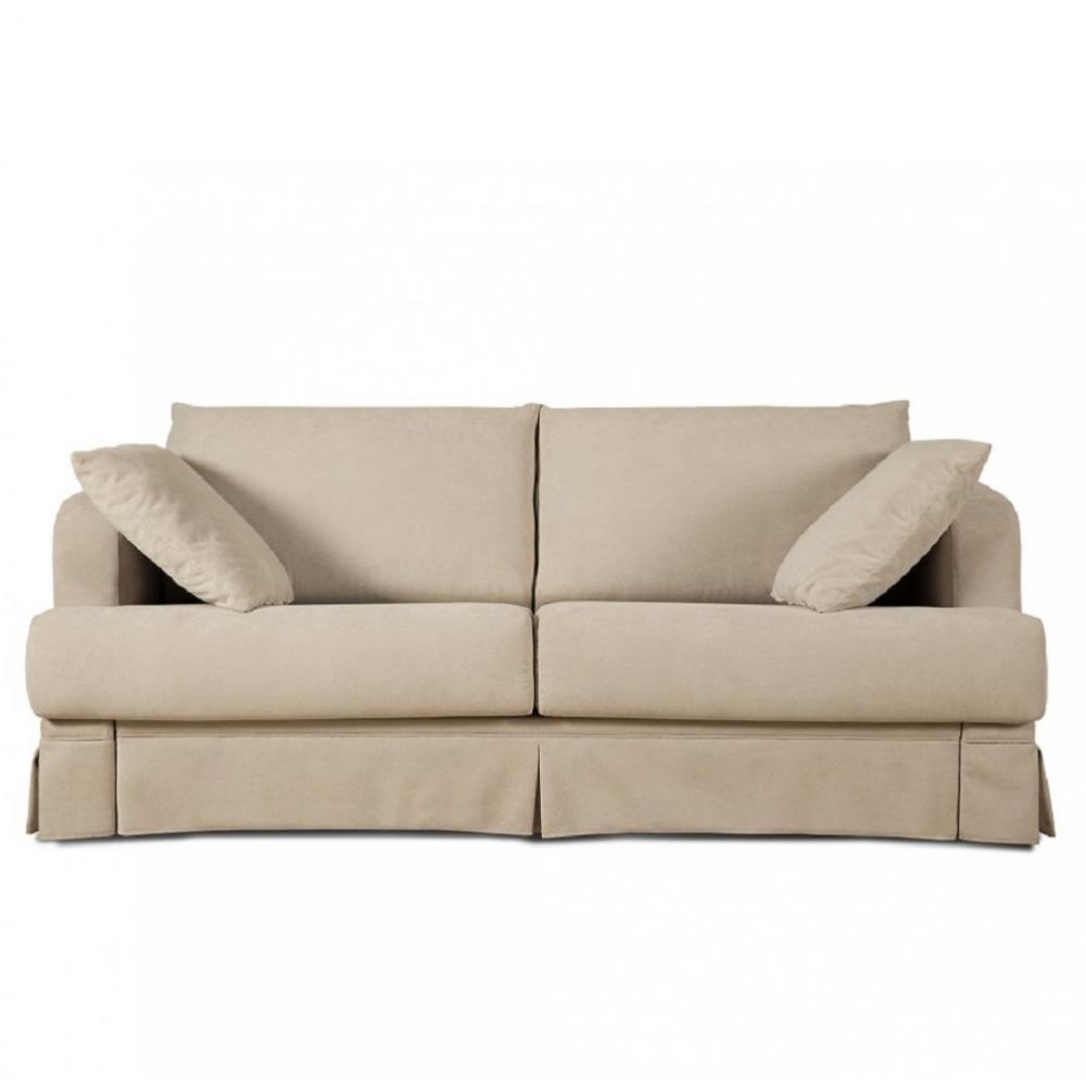 Canapé convertible EXPRESS VIENA 160*190 cm base juponnée tissu personnalisable