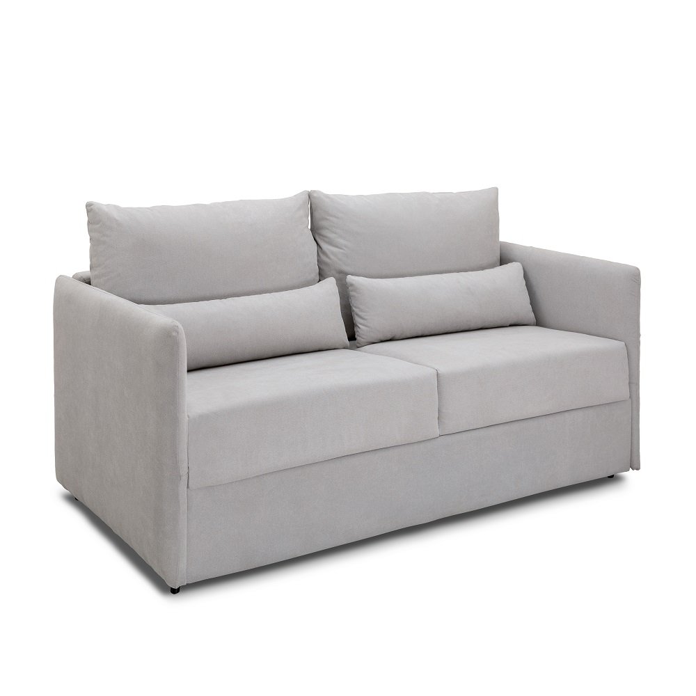 Canapé convertible EXPRESS SAINT GERMAIN 160cm sommier lattes matelas 16cm cales reins intégré