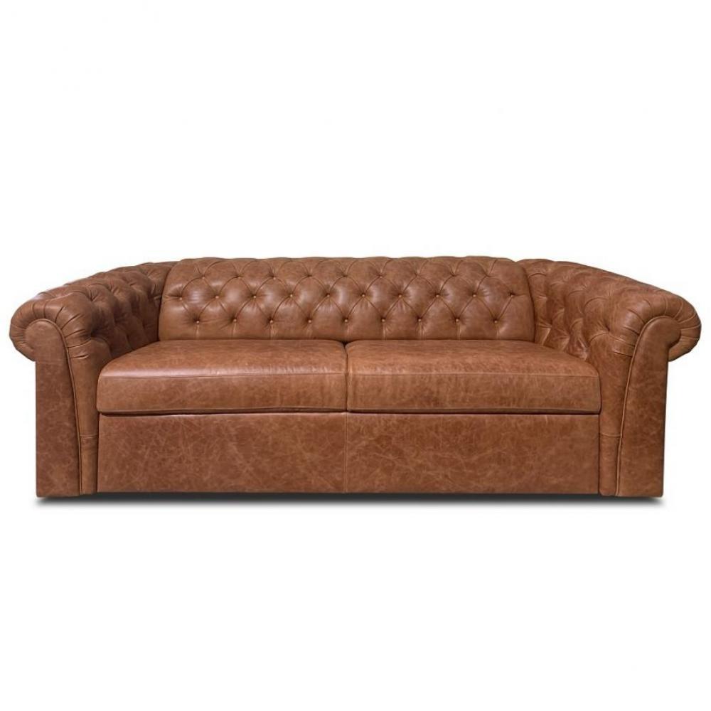 Canapé convertible EXPRESS CHESTERFIELD CAPITONS 140*190 cm tissu personnalisable