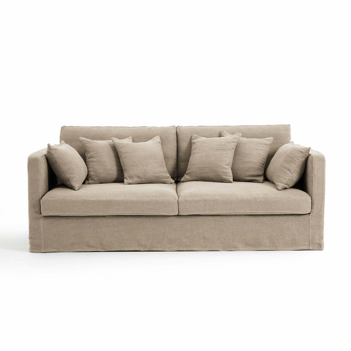 Canapé lin épais stonewashed, Néo Kinkajou