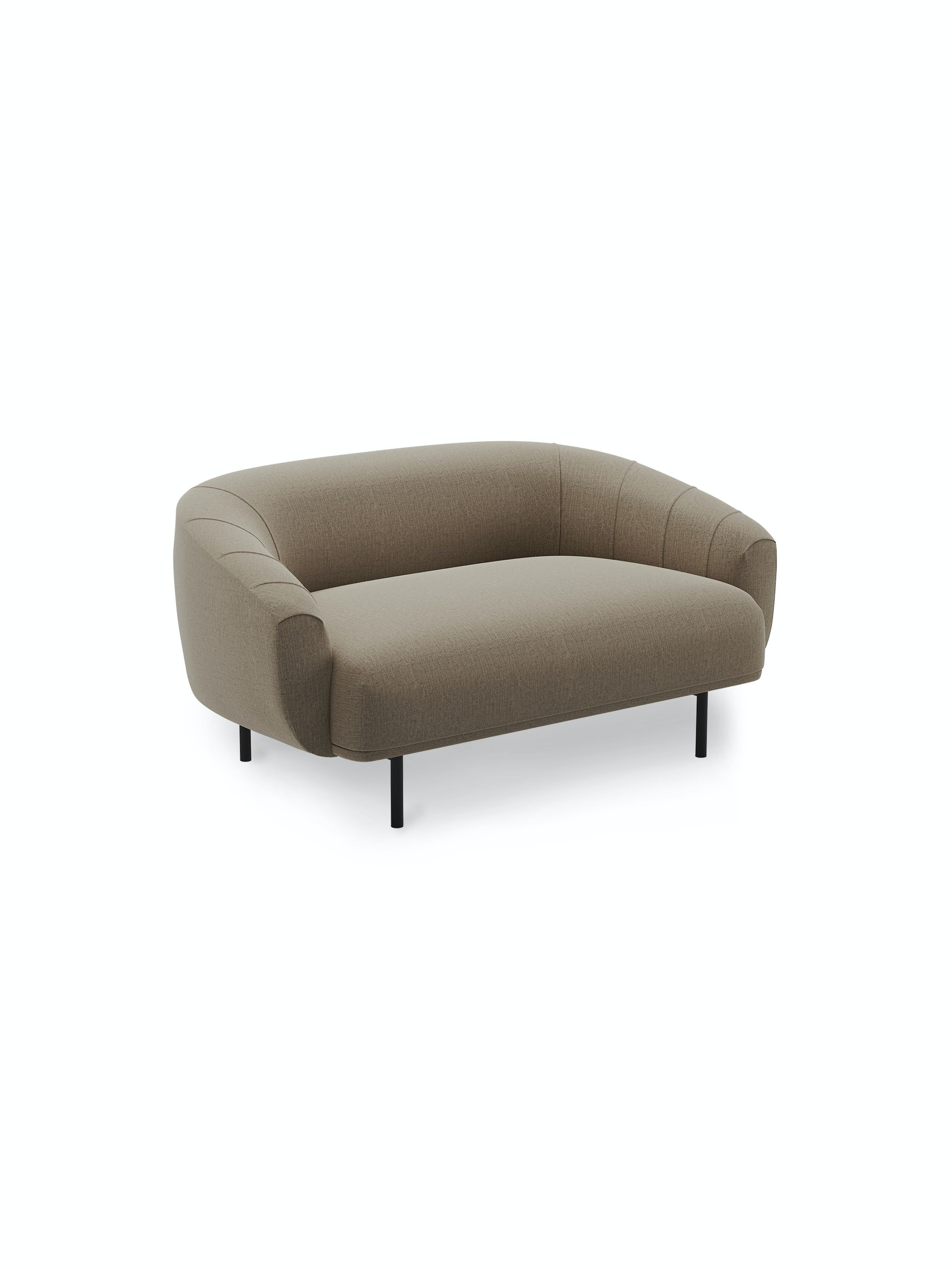 Northern Canapé Plis 2 places - Brusvik 65 light brown