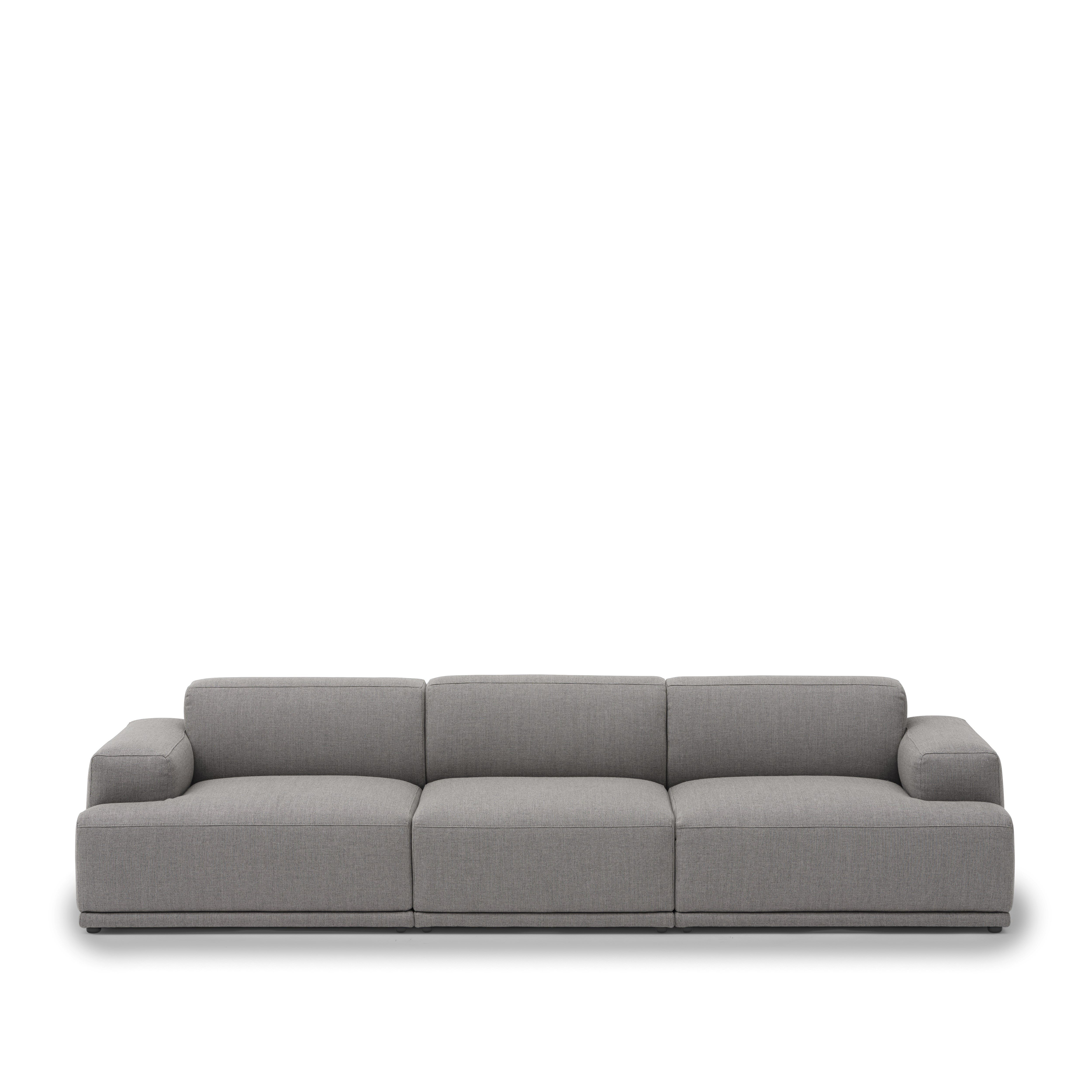Muuto Canapé 2 places Connect - Re-Wool 128 - Configuration 1 - 3 places - Configuration 1 - 3 places