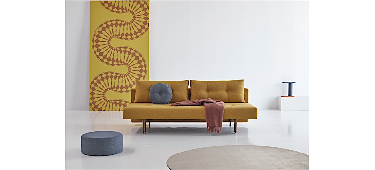 Canapé-lit Recast - Bouclé Ochre