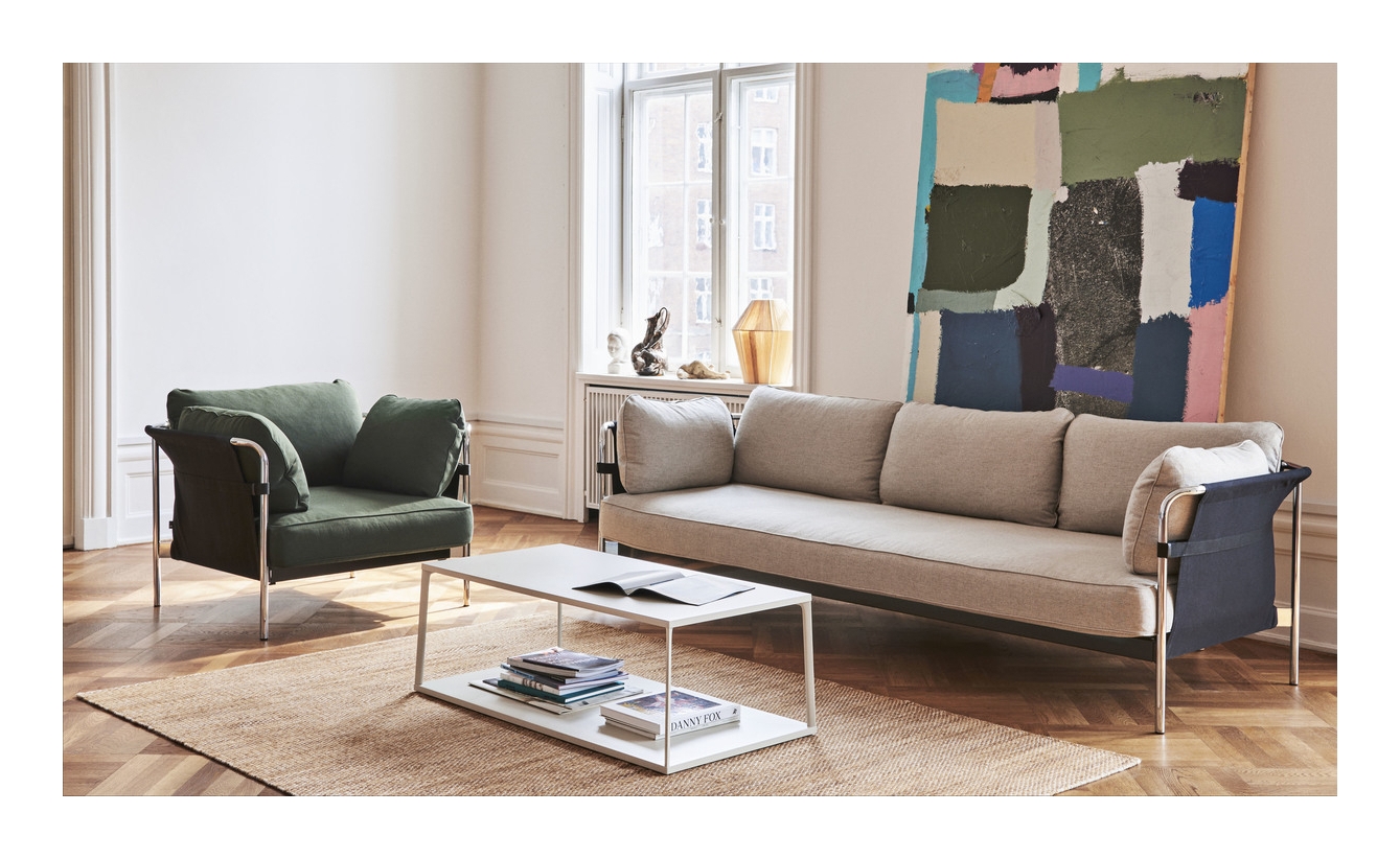 HAY Canapé 3-places Can 2.0 - nature - Linara311 gris clair