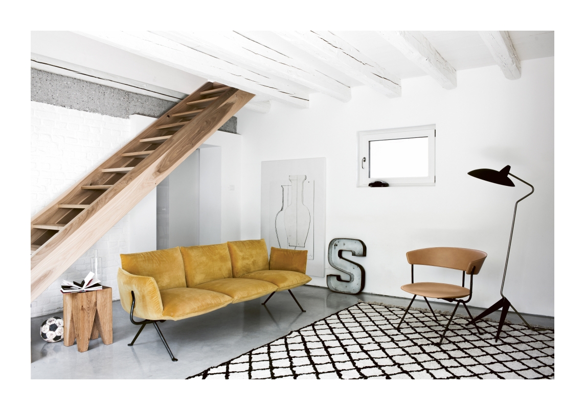 Magis Canapé Officina - jaune ocre (Glamour: Azimut)