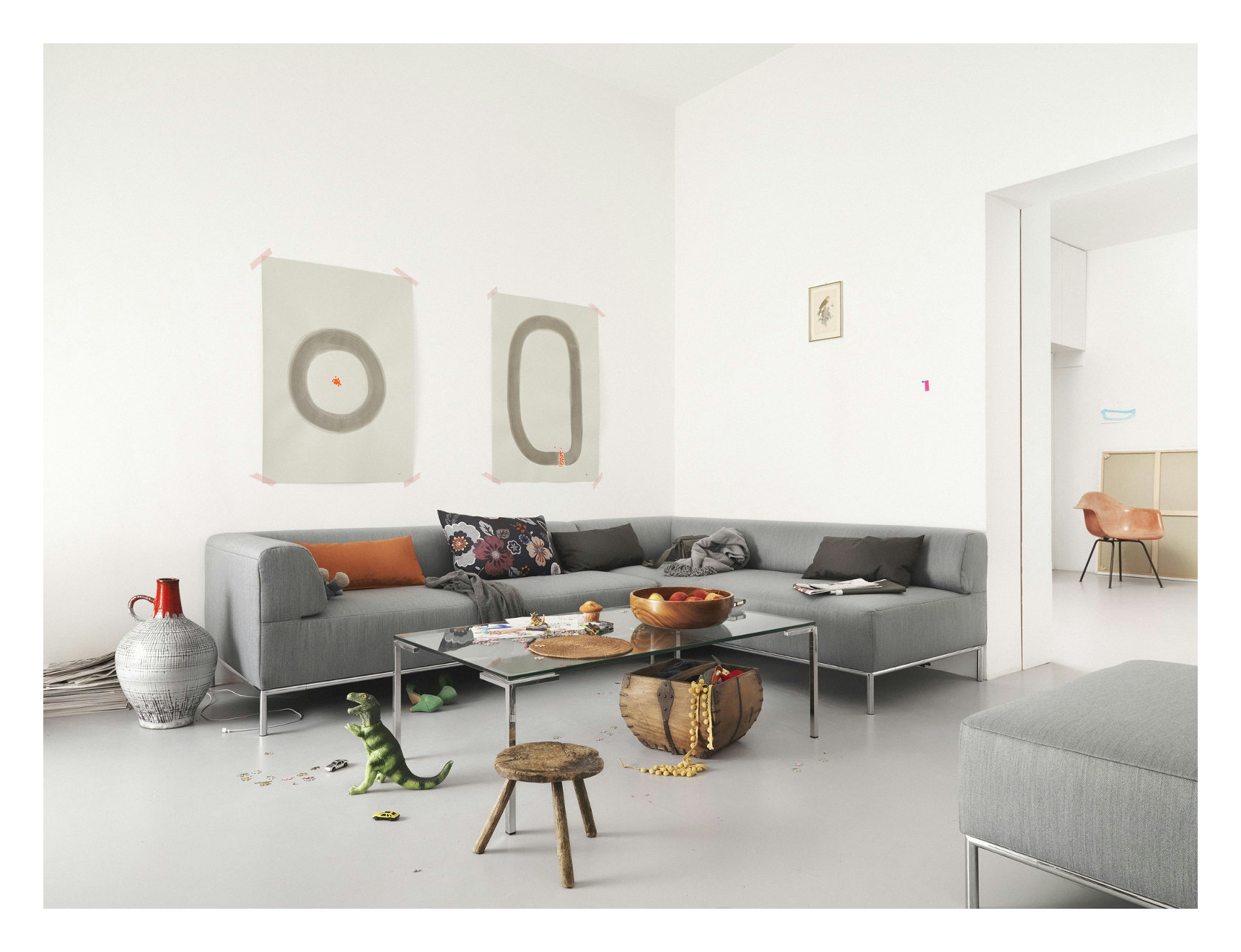 Freistil Rolf Benz Canapé d'angle Freistil - M = largeur 225 cm