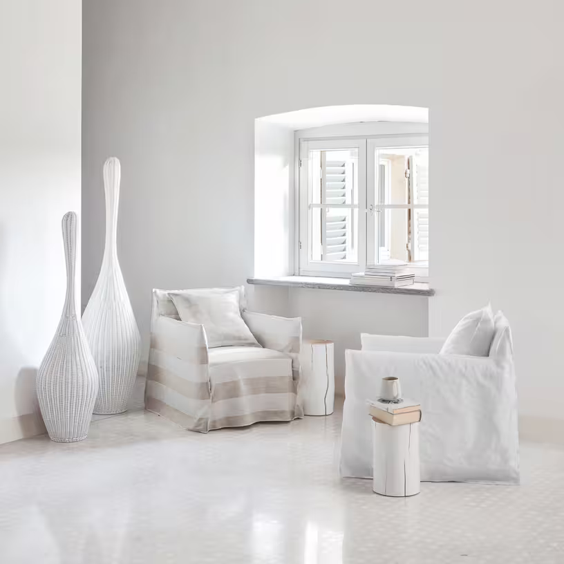 Canapé lit blanc ghost 15