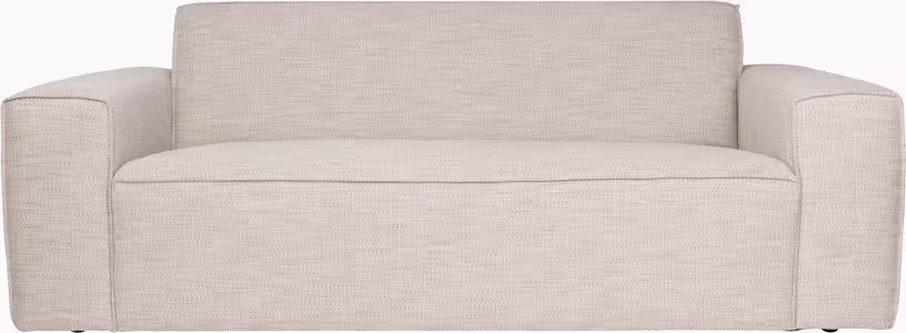 Bor - canapé 2,5 places en polyester latte 200cm