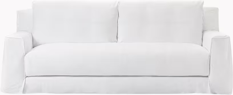 Canapé blanc loll 12