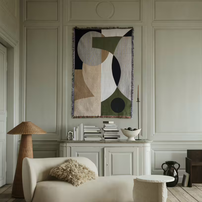 Canapé bouclé sable 190 cm rico divan