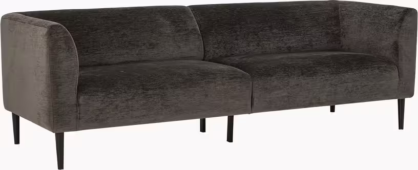 Lanna - canapé en polyester marron 238cm - Vue supplémentaire 2