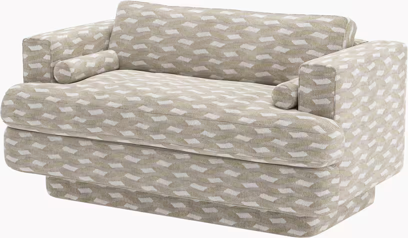 Haus - canapé 2 places en hêtre et tissu escala 06 gris 170x83cm - Vue supplémentaire 1