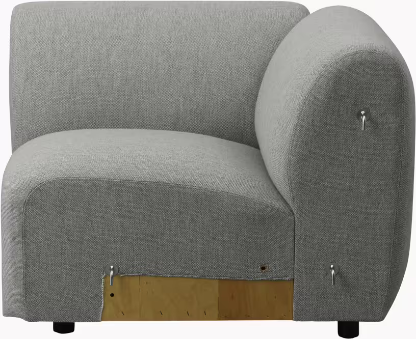 Module angle de canapé gris swell modular sofa 150 - Vue supplémentaire 1