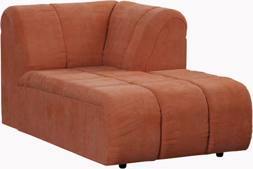 Orange - element right divan corduroy rib dusty - Vue supplémentaire 1