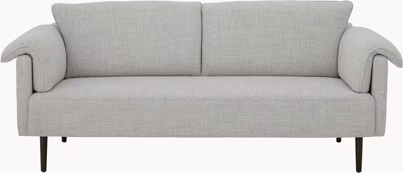 Chesham - canapé en polyester blanc 200cm - Vue supplémentaire 1