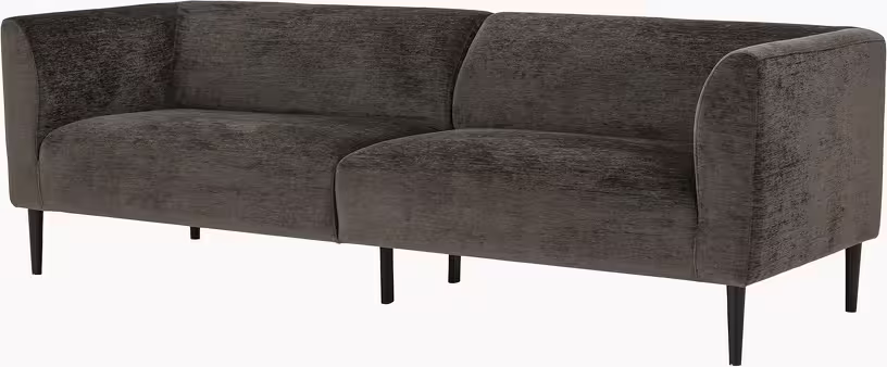 Lanna - canapé en polyester marron 238cm - Vue supplémentaire 1