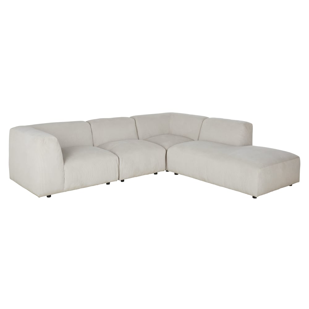 buddy - Canapé velours côtelé Beige