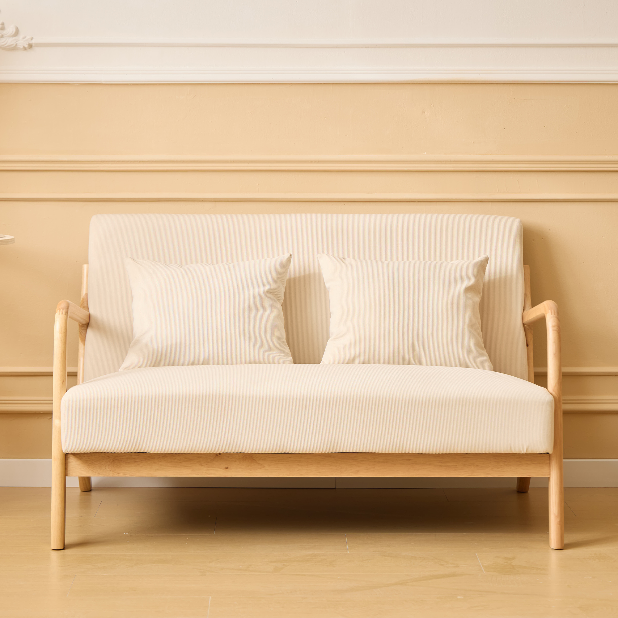 Ohama - Canapé velours Beige