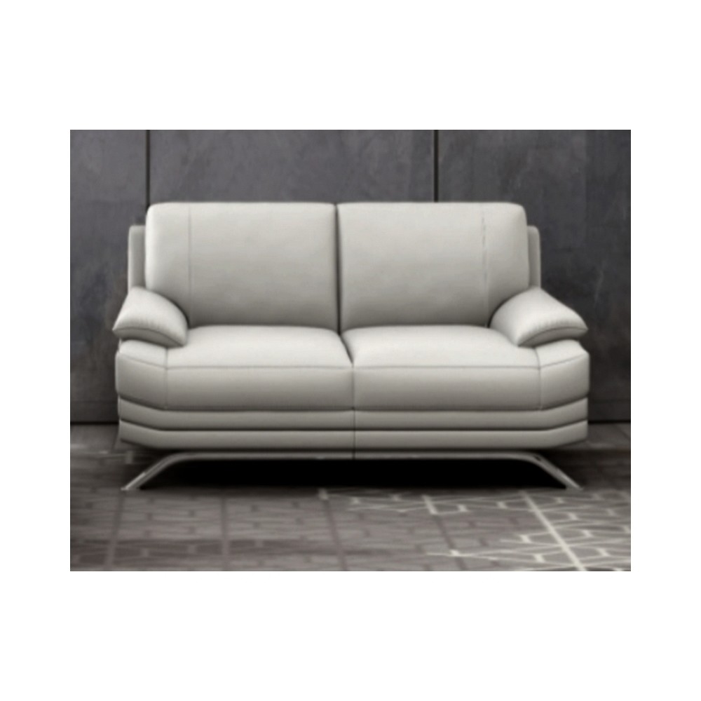 marini - Canapé cuir Gris