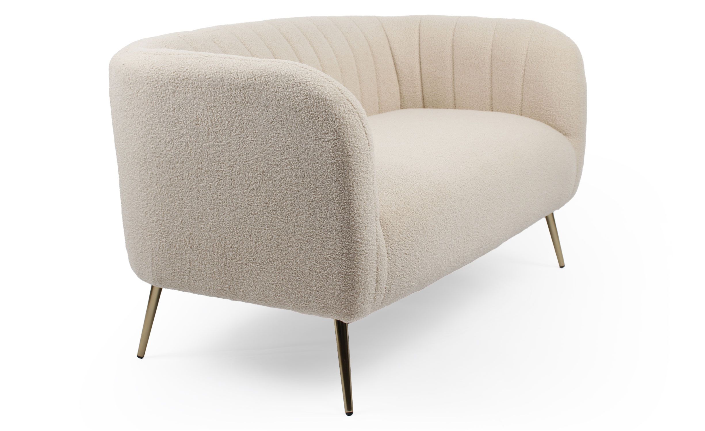 bombaro - Canapé bouclette Beige