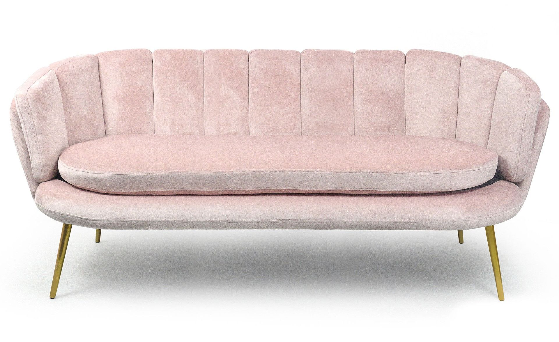 brenda - Canapé velours Rose