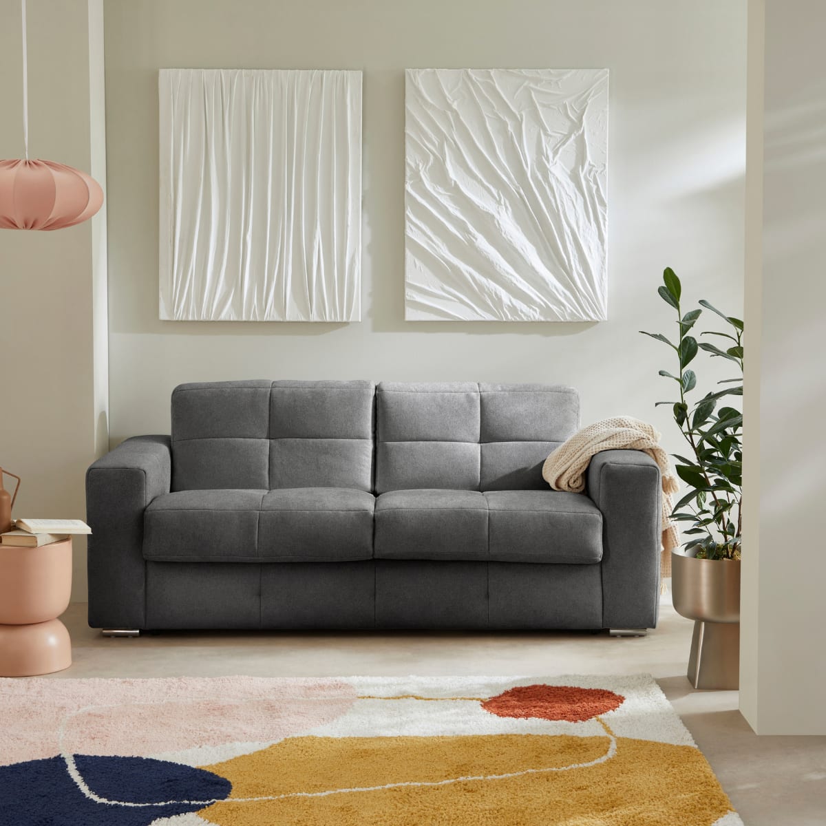 chester - Canapé convertible Gris