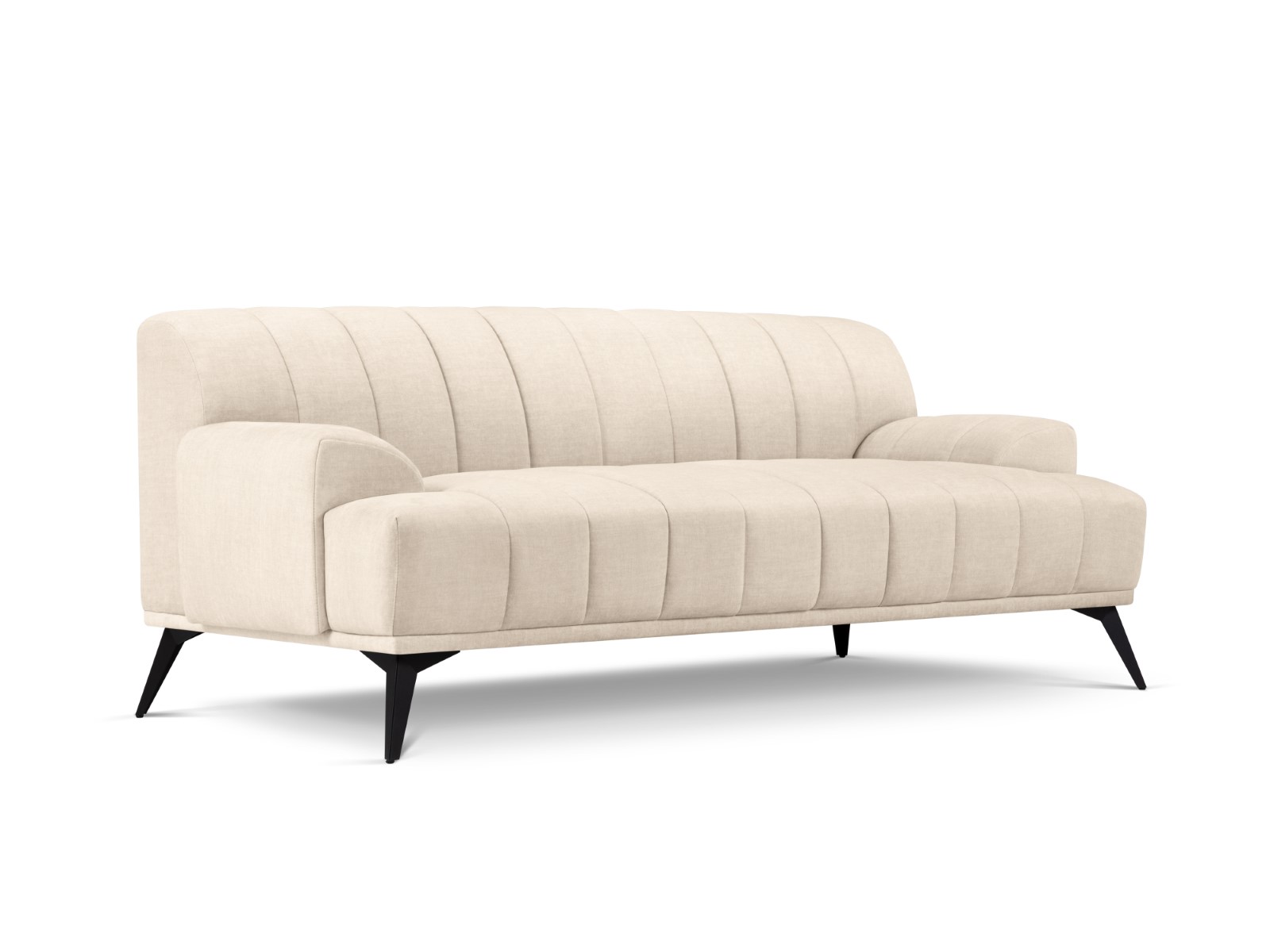 rita - Canapé velours Beige