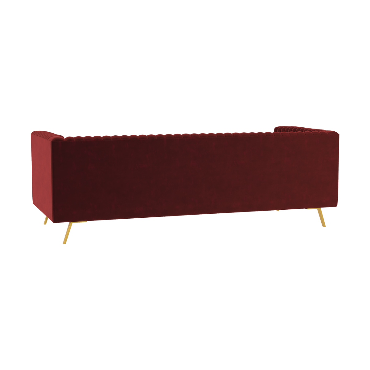 gatsby - Canapé velours Rouge