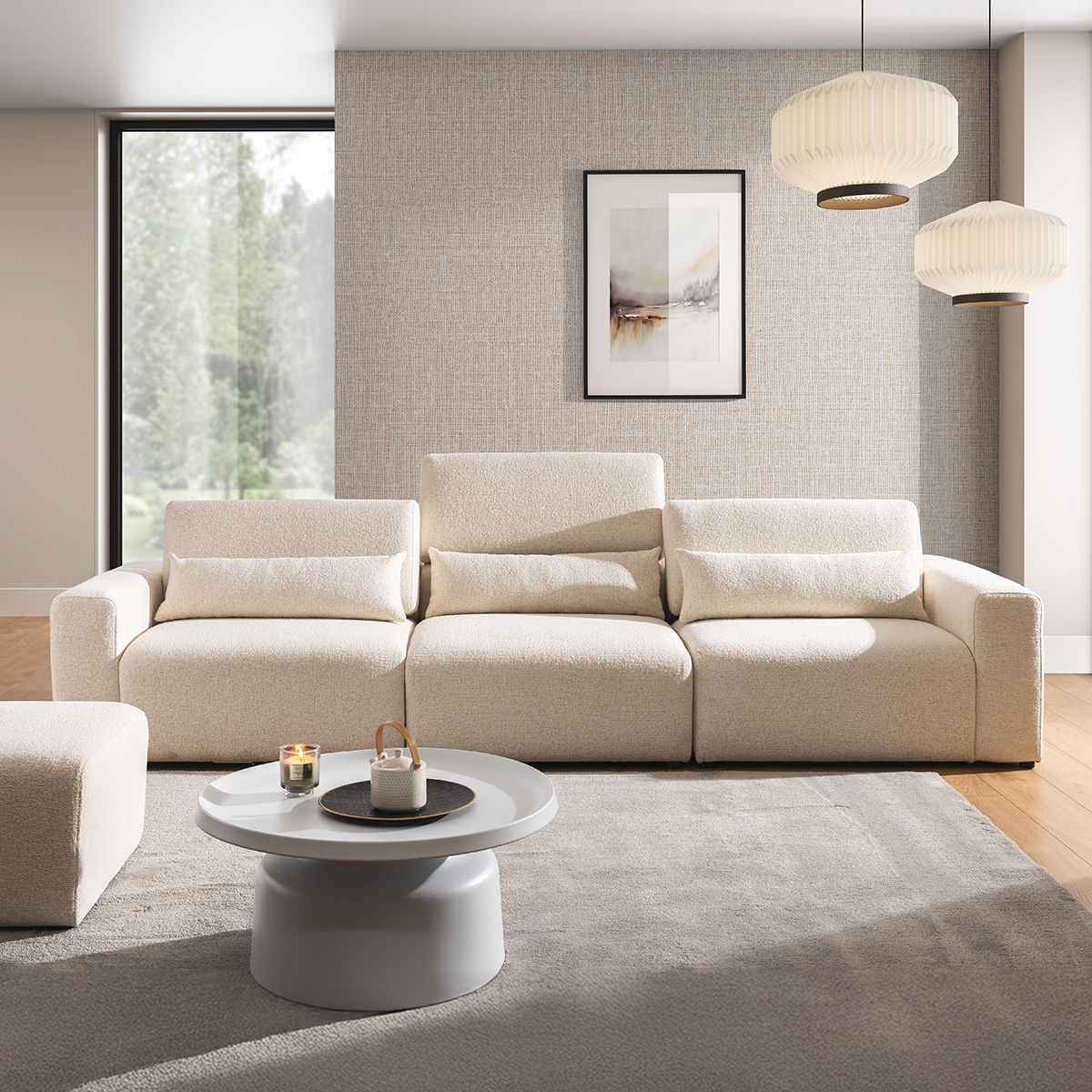 velano - Canapé relax Beige