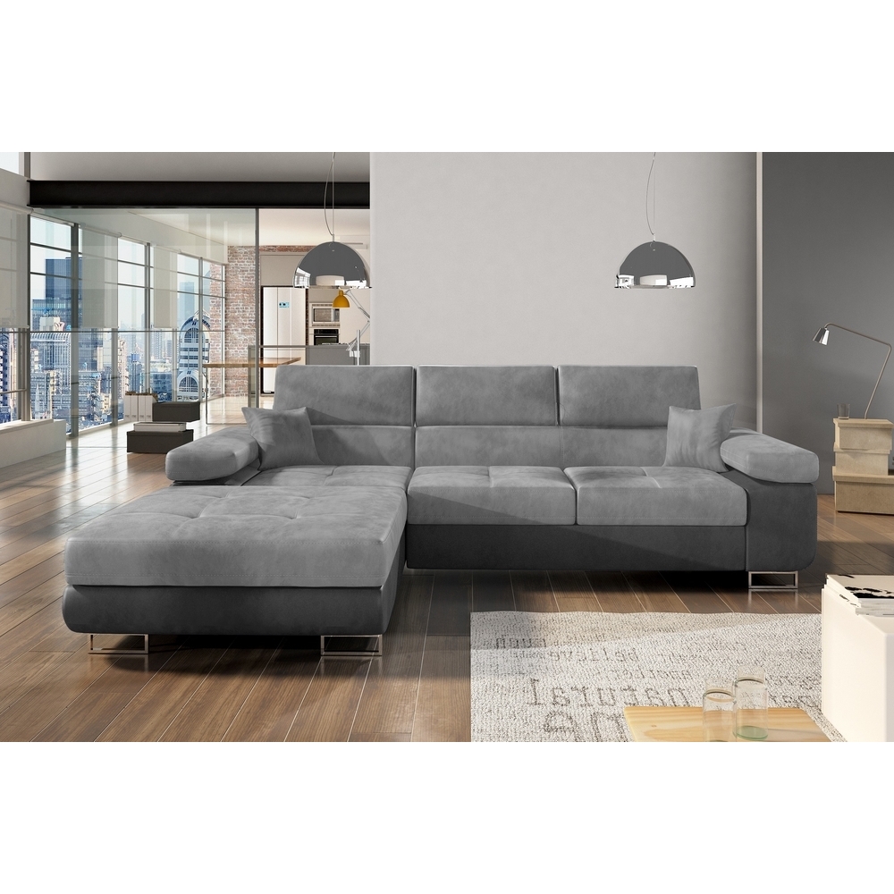 armel - Canapé relax Gris
