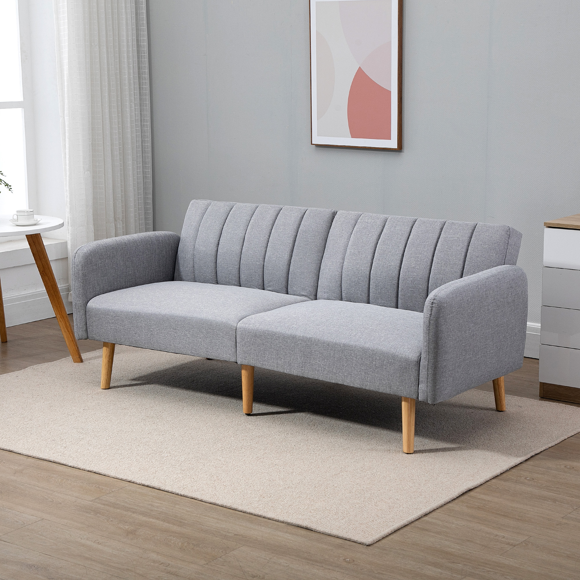 Canapé convertible Gris