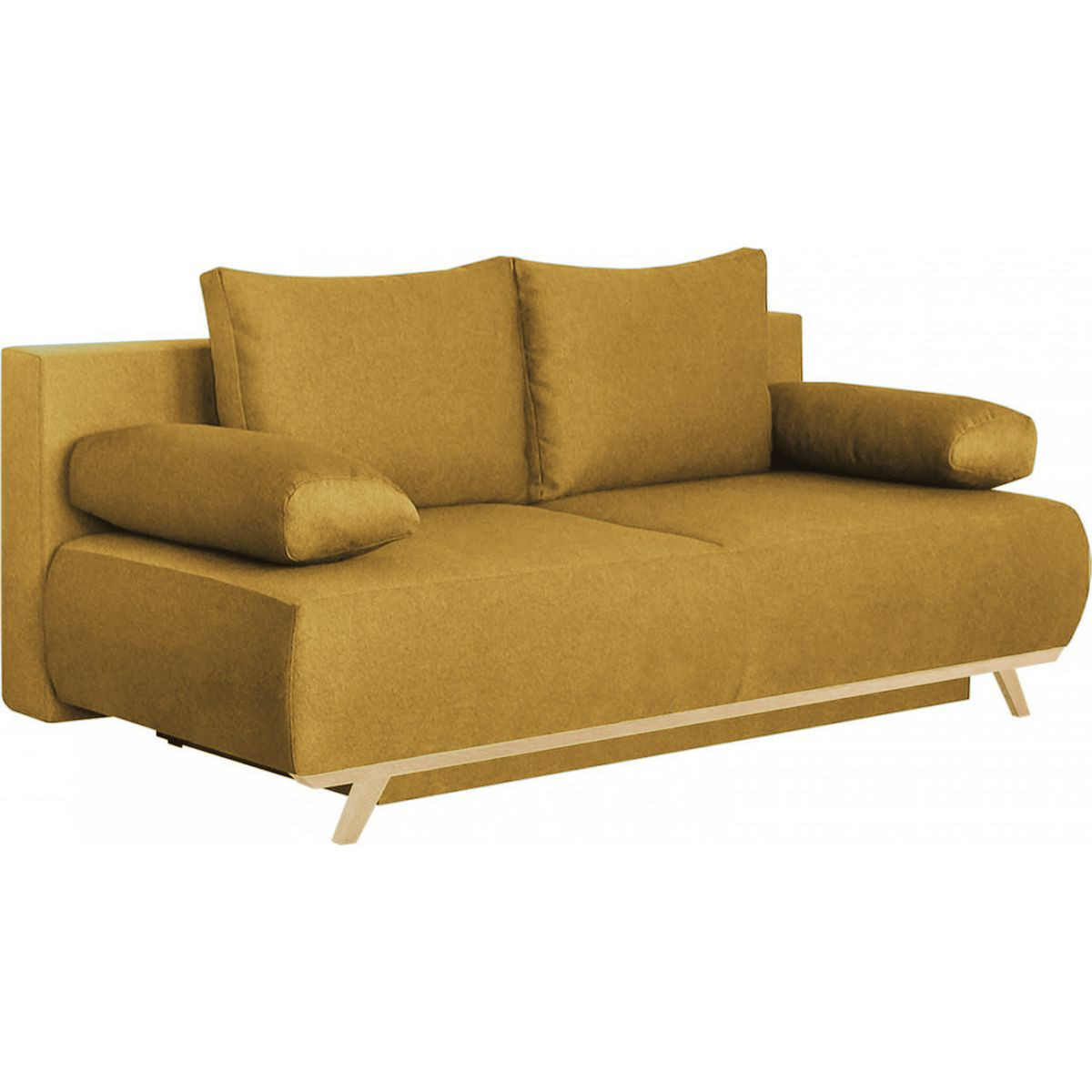 laria - Canapé convertible Jaune