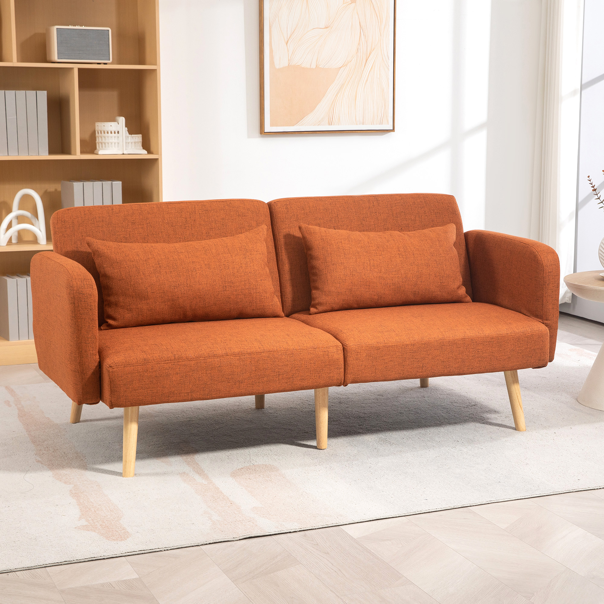 havane - Canapé convertible Orange