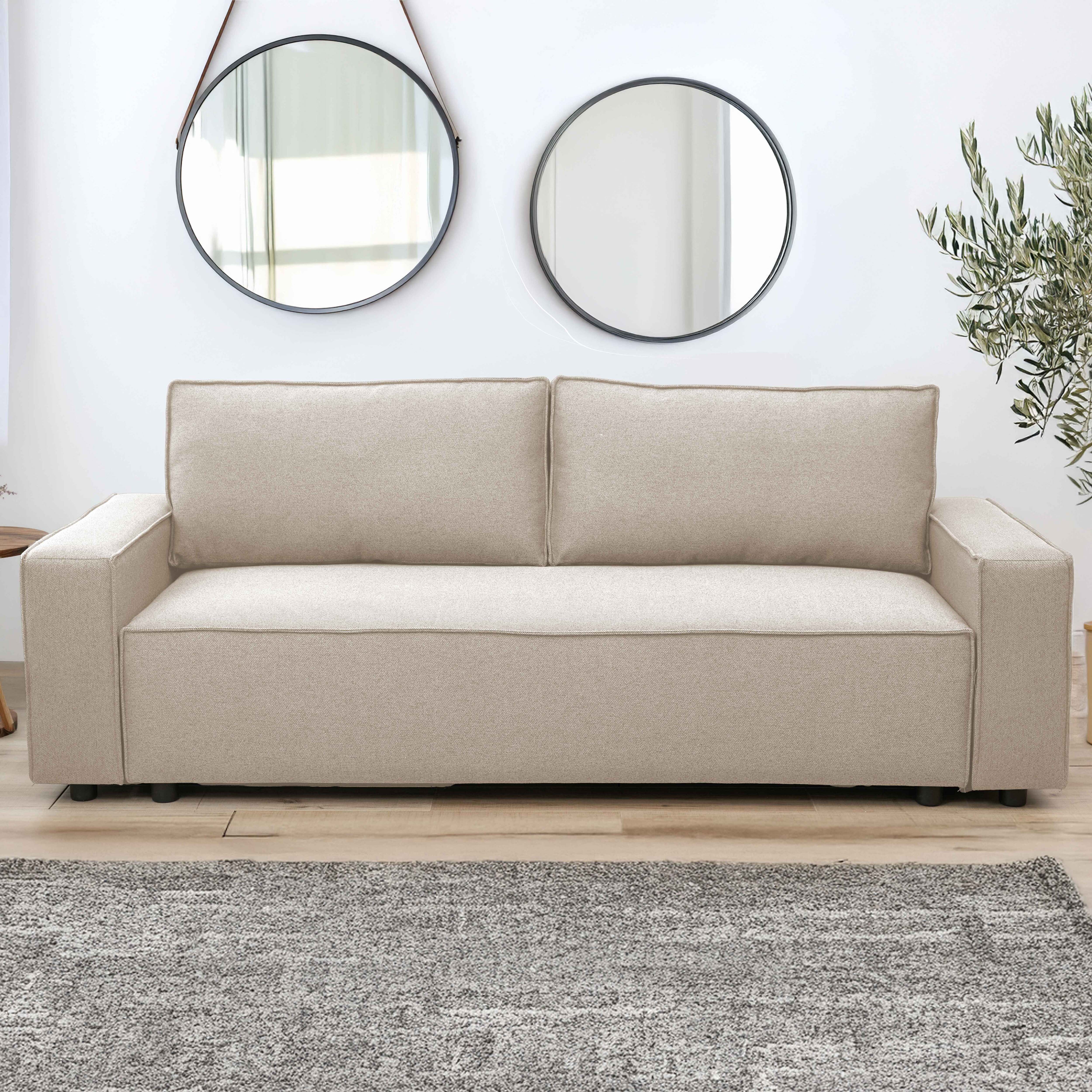 franck - Canapé convertible Beige