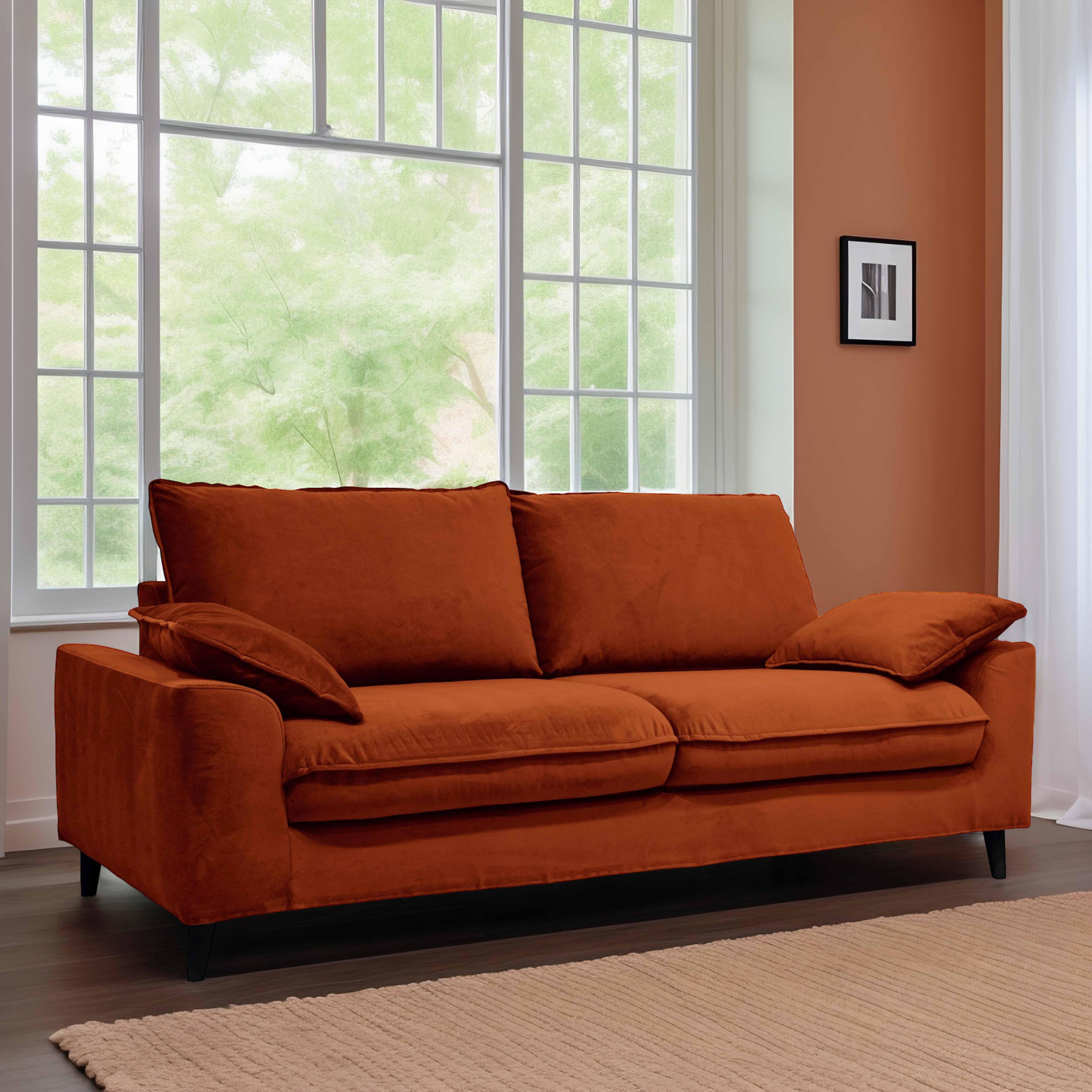 jarod - Canapé convertible Rouge