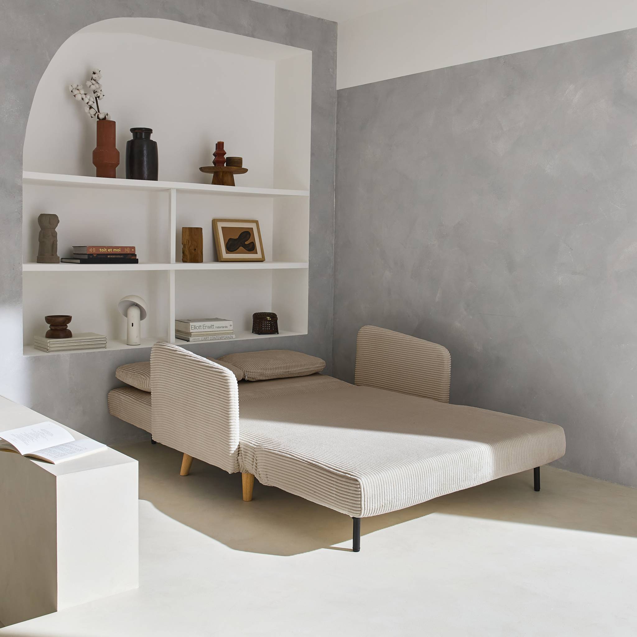 panam - Canapé convertible Beige